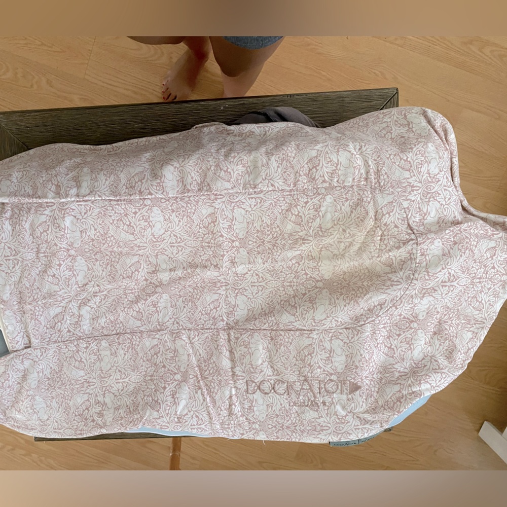 Dock a tot deluxe + soft pink cover